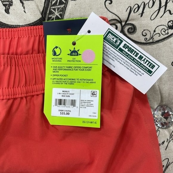 DSG Men's 2-in-1 Agility Shorts - Picture 9 of 14